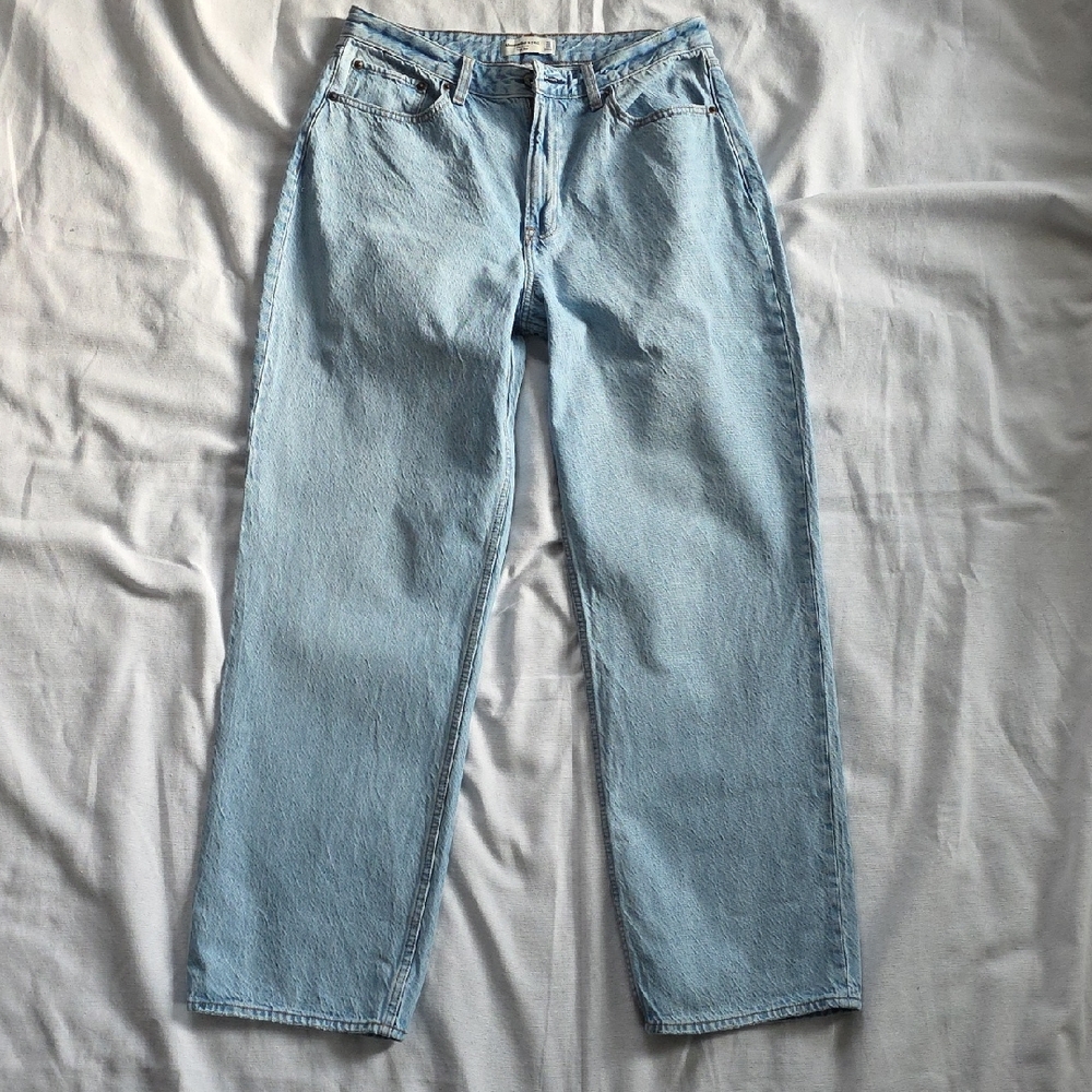 Abercrombie & Fitch Light Blue High-Rise Jeans